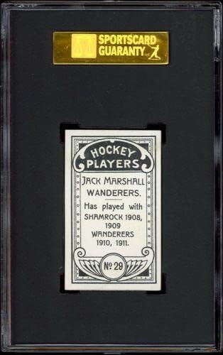 1911-12 C55 Imperial Tobacco # 29 Jack Marshall Hof. SGC 7,5 Nm + centriran! - nepotpisane hokejske kartice
