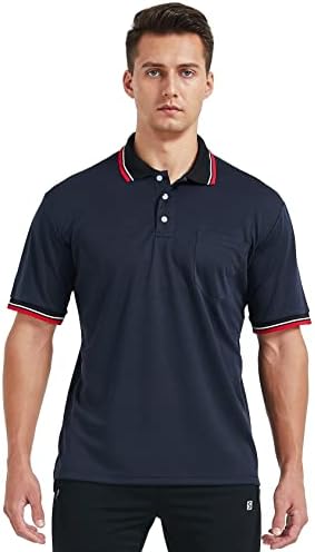 Fitst4 Polo majica kratkih rukava Baseball / Softball Umpire Jersey / Sucam uniforme - veličine za zaštitnika za grudi