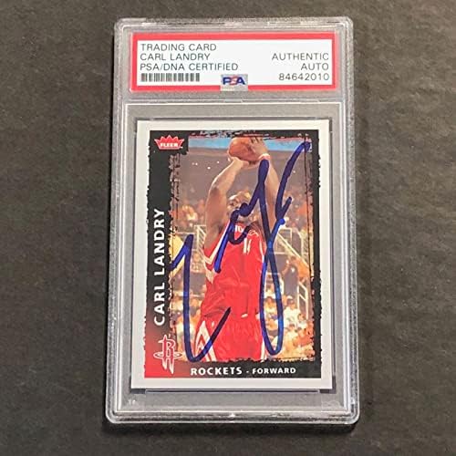 2008-09 NBA Fleer 134 Carl Landry potpisana kartica Auto PSA / DNK ploča - košarkaške ploče