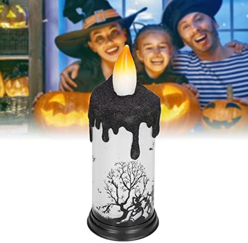 PLPlaaoo LED svijeće, Halloween svijeća, Halloween Sning Globe svijeće svjetlo, akumulatorske