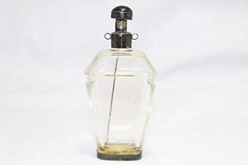 Rajasthan Gems Antikni kolekcionarski saphodni stakleni parfemski boca 925 Srebrna Real Amethyst kapa - 32