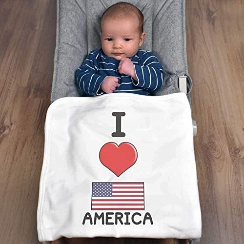 'Volim američku' pamučnu bebu / šal