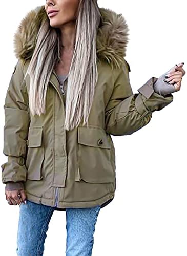 Ženska odjeća za jesenju i zimsku kaputu plus baršunast podstavljena kratka podstavljena jakna s kapuljačom plus veličina zimski kaput sa dugim rukavima