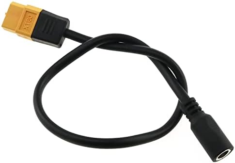 XT60 adapter kabl RLECS XT60 Ženski metak konektor za ženski DC 5.5x2,1 mm Kabl za napajanje za FPV monitor FPV monitora