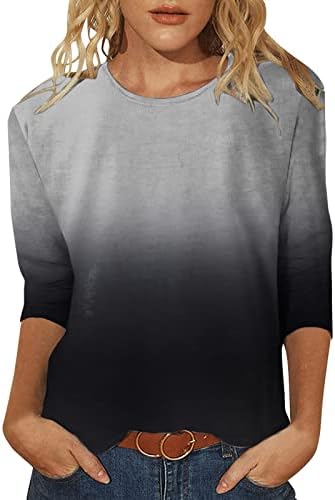 Ženska košulja dame bluza pulover modna majica tamne majice s dugim rukavima žene