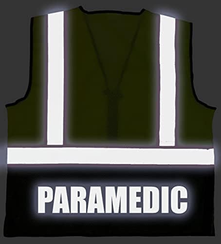 Paramedic Survivor sigurnosni prsluk, tip r klase 2, reflektirajući Logo naprijed i nazad.