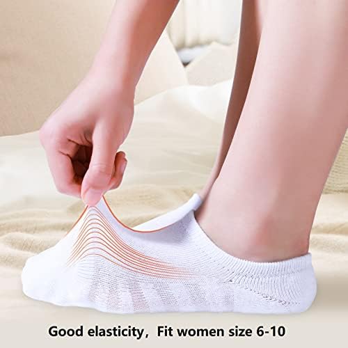 VFM Žene Nema prikazivanja čarapa Ne klizni jastuk znoj-apsorbiraju atletičke guste čarape niske rezne nevidljive sportske čarape