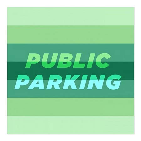 CGsignLab | Javni parking -Moderni gradijent prozor Cling | 16 x16
