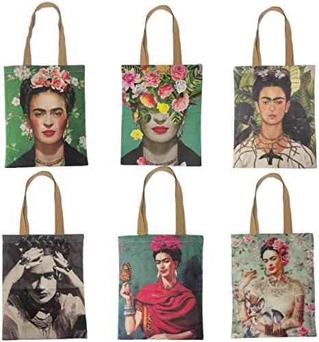 MistWorld poznata meksička ženska slikarska torba platnena torba za višekratnu upotrebu torba za kupovinu, torba za rame sa unutrašnjim džepom
