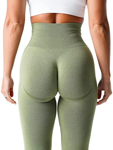 High Squist Yoga hlače Smile Contour Work Lombers za žene Tummy Control Atletic Teretana Fitness Trčanje Teretna
