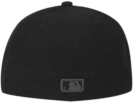 MLB Texas Rangers crna & amp; siva 59fifty opremljena kapa