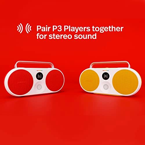 Polaroid P3 muzički plejer - Retro-futuristički Boombox bežični Bluetooth zvučnik punjiv sa dvostrukim Stereo