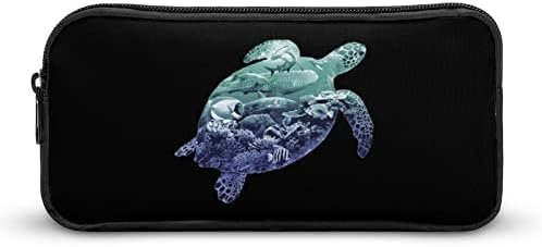 Ocean Life morska kornjača velikog kapaciteta pernica za odlaganje Torbica Torbica Organizator za kancelarijski materijal prenosiva torba za olovku sa patentnim zatvaračem