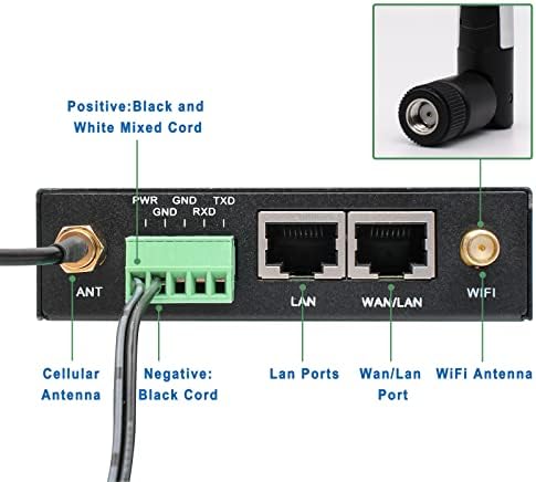 4G VPN ruter, industrijski Dual Sim 4G LTE WiFi ruter 3G/4G Yeacomm YF325 bežični Modem ruter otključan