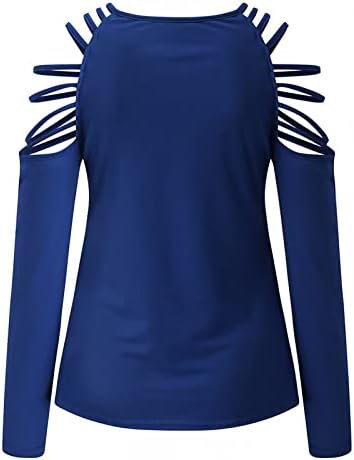 Ljetna jela košulja dame s dugim rukavima odjeća modna pamučna posada grafička grafika Viktorijanska casual bluza za žene