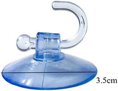 CDYD prozirne plave zidne visele za sjevernice za samoljepljive zidne vješalice za usisavanje sisalice za usisnu čašu za kupatilo pribor