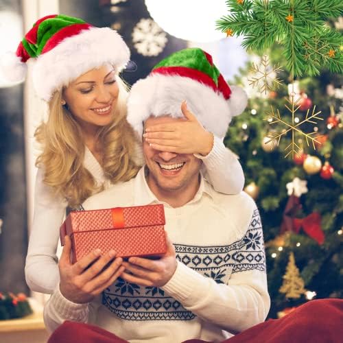 Beinline Santa šešir, Božić šešir, Božić Holiday šešir za unisex odrasle, zgusnuti baršun Comfort Classic