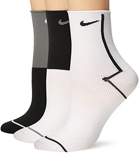 Nike ženske svakodnevne Plus lagane čarape za gležnjeve za trening 3 Paket