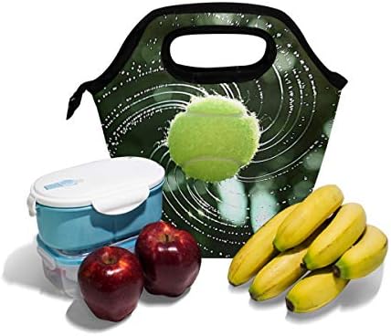 Alaza izolovana torba za ručak Freezable Lunch Box za djecu žene djevojčice dječaci i muškarci, teniski hladnjak prijenosni Patentni zatvarač torba za ručak Tote za radni školski piknik