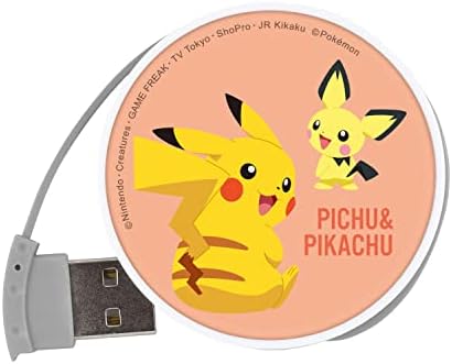 Gourmandise POKE-783a Pokemon Round USB Hub Pichu & Pikachu