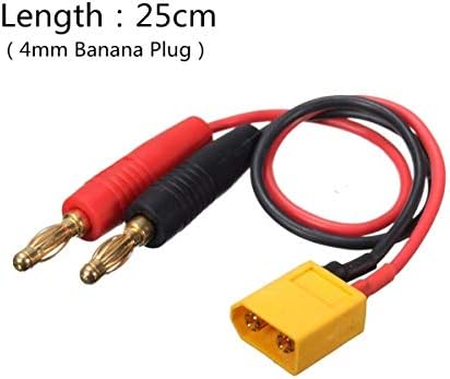 Ožičenje 25cm XT60 žičani konektor za Banana utikač 4mm konektori za baterije Adapter za kabl punjača za igračke za daljinsko upravljanje vozilima 16awg