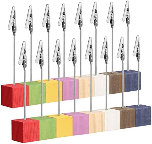 Homoyoyo stoni stalak držač za slike 16kom držač broja stola držač za vjenčane kocke sa drvenom