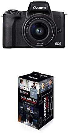 Canon EOS M50 Mark II tijelo crno & amp; dodatna oprema početni komplet za EOS M50 Mark II, M50, M200