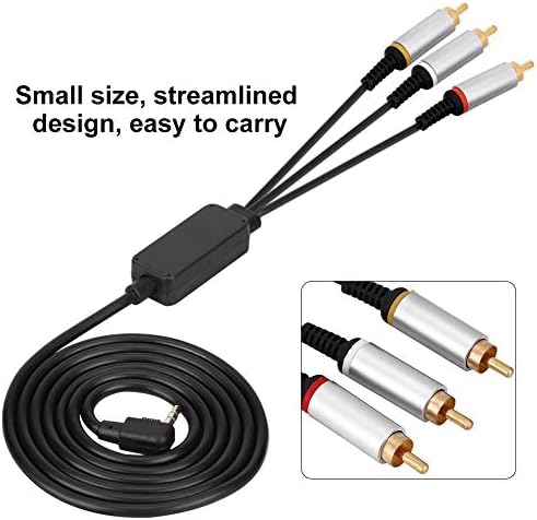 MXZZAND AB AV kabel 1,5m komponentni audio video kabel Streštani TV AUX kabl kompatibilan sa PSP1000 2000 3000