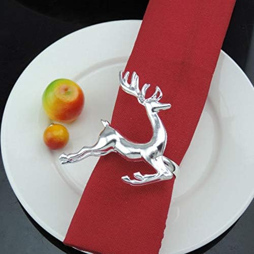 Luxshiny Vintage dekor Elk salvetin za prsten za prsten za spašavanje Cingle salveting prsten za rinestones prstenovi