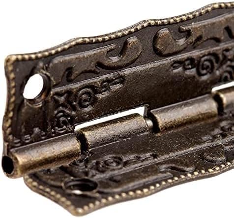 Bienka KFJBX 10pcs 36 * 23 mm željezo Antikni brončani cink Iron ukrasni vijci Vintage drveni nakit