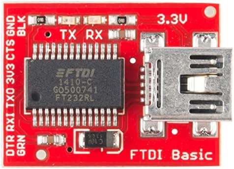 SparkFun FTDI Basic Breakit - 3.3V razvojni alat sa USB mini-B priključkom Uštedite prostor i novac u svojim DIY elektroničkim projektima Pljuskovi ovog odbora odgovaraju FTDI kablu