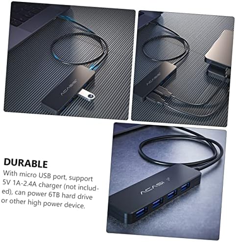 Mobestech 4-port držač prenos podataka USB-C portovi za visoke telefone USB-Type-C-Driver za Adapter stanice Hub Port za Tablet priključak za priključnu stanicu za visoki Laptop USB prijenosni razdjelnik proširenje