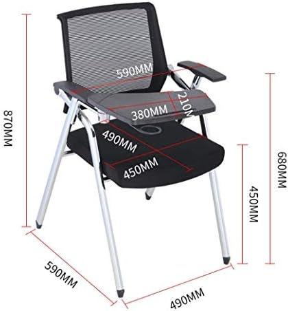 Kreativna jednostavnost Komforna višenamjenska stolica za osoblje, sa uredskom katedre za pisanje kancelarije za urede za obuku STUDIO Sklopivi fotelja, LSxysp, B, 594987cm