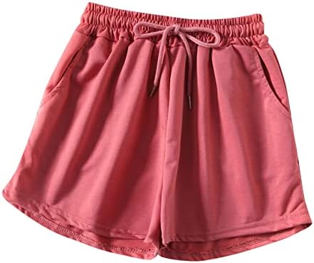 FIRERO Ljetne kratke hlače za žene 2023, ženska seksi slabe pune boje casual labavo elastična struka na plaži