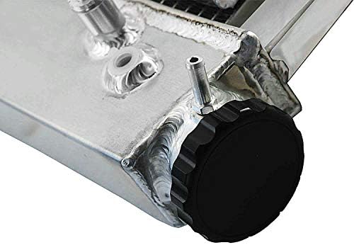 ALLOYWORKS 4-redni komplet aluminijumskog radijatora za pokrivanje ventilatora za Chevy C / K seriju C10 / C20