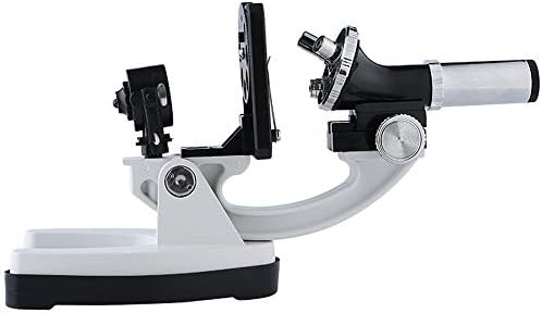 JF-XUAN 1200x Set digitalnih mikroskopa sa kompletom dodatne opreme za djecu djecu studenti poklon All-Metal 100x 600X 1200x bijeli mikroskop