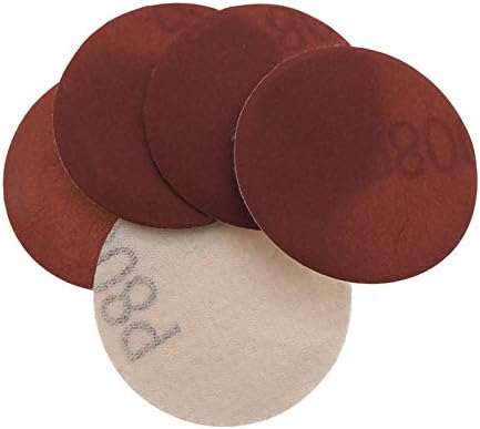 Sručni papir od metala 20 komada od 3 75mm okrugli brusni papiri brusni papir 40-1000 kuka i petlje brusne diskove za brusni grit crveni polirani diskovi