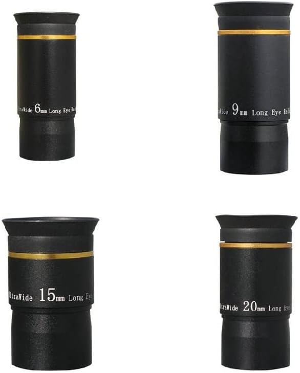 Oprema za mikroskop 1,25 inča 66 stepeni 6mm 9mm 15mm 20mm širokougaoni okular teleskop dodatna oprema Lab potrošni materijal