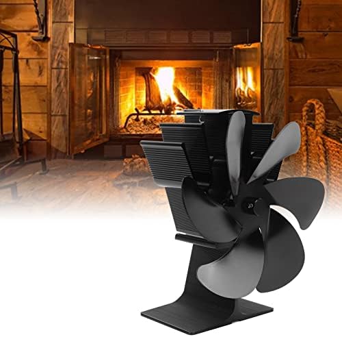 Ventilator za kamin, Low Noise 6 oštrice Štednja energije na visokim temperaturama otporan na toplotu