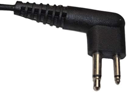 Hqrp 2-Pack D oblik slušalice PTT Mic kompatibilan sa Motorola Blackbox-V, Blackbox-u, CT250, CT450, CT450LS + Hqrp Sun Meter