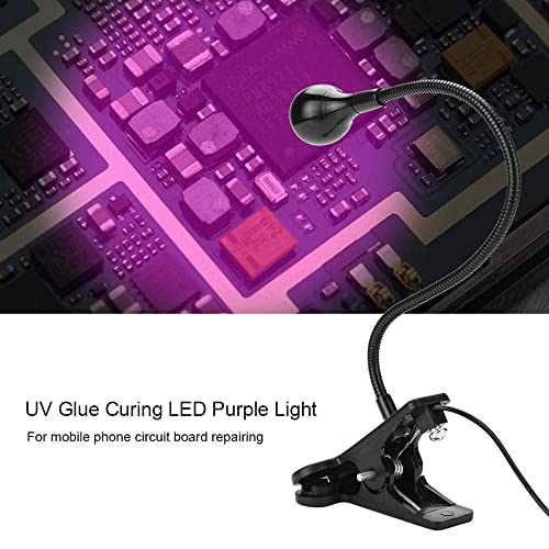 UV lampa za sušenje ljepilom ultraljubičasta 3W USB LED ljubičasto svjetlo LED lampa Perla talasna dužina: 395-USB napajan, podržava Plug and play Wide za gel nokte koji popravljaju telefone ili detekciju fluorescentnog sredstva