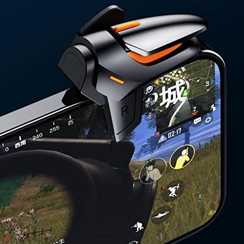 BoxWave Gaming oprema kompatibilna sa vivo Y33s-QuickTrigger sa ekranom osetljivim na dodir, tasteri za okidanje brzi mobilni FPS za Vivo Y33s-Jet Black