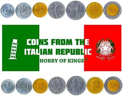 10 kovanica iz Italije | kolekcija italijanskih kovanica 200 lira / 1980-1999 | GDF Akademija | Kraljevska palata Caserta| Maria Montessori  | himera | David Kip | karabinjeri / Donatello | značka Prvog svjetskog rata