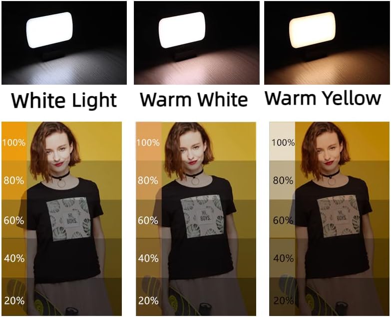 Osvjetljenje Zoom poziva sa 3 načina svjetla za Live Streaming šminke za Makeup Video Selfie svjetlo