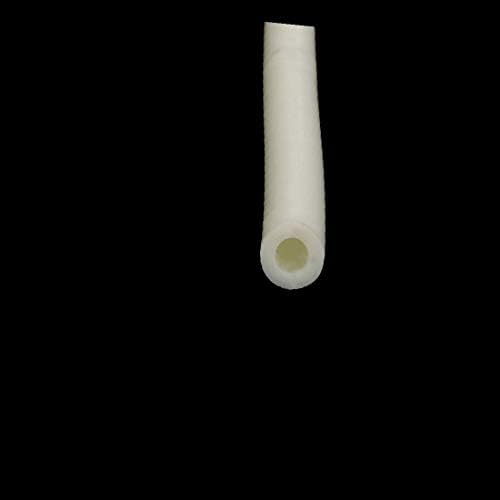 X-dree 2mm Dia Visoka silikonska cijevska creva Crevo od gume Cijev kriminal-bijela 5m Dug (Manguera de Tubo de