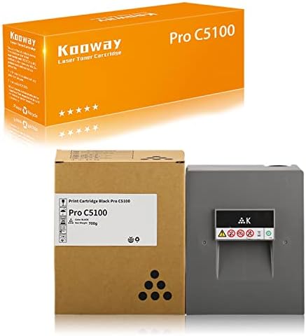 Kooway Pro C5100 Toner Cartridge Pack kompatibilan je za RICOH PRO C5100 i C5110 seriju