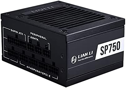 LIAN LI SP 750 Performanse SFX Faktor faktora napajanje - SP750 & Uni ventilator SL120 3 Pack Black - sa kontrolerom