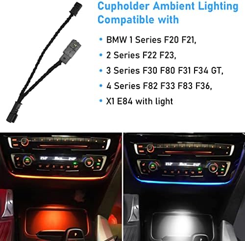 Jaronx kompatibilan sa BMW LED konzolom ambijentalna svjetlost za 1 'F22 F21, 3' F30 F31 F80, 4 'F32 F33,