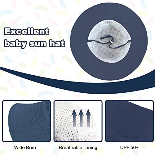 Fynnsure Smile Face Baby Sun Hat Baby Boy Girl Hats Toddler Sun Hat Bucket Hat Upf 50+ novorođenčad