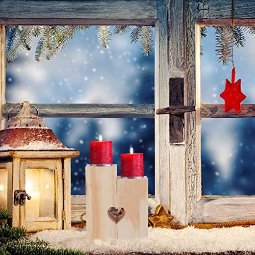 Abaodam 2kom Božić svijećnjak party dekoracija svijeća stalak za svijeće ručni ukras za Božićnu dekoraciju